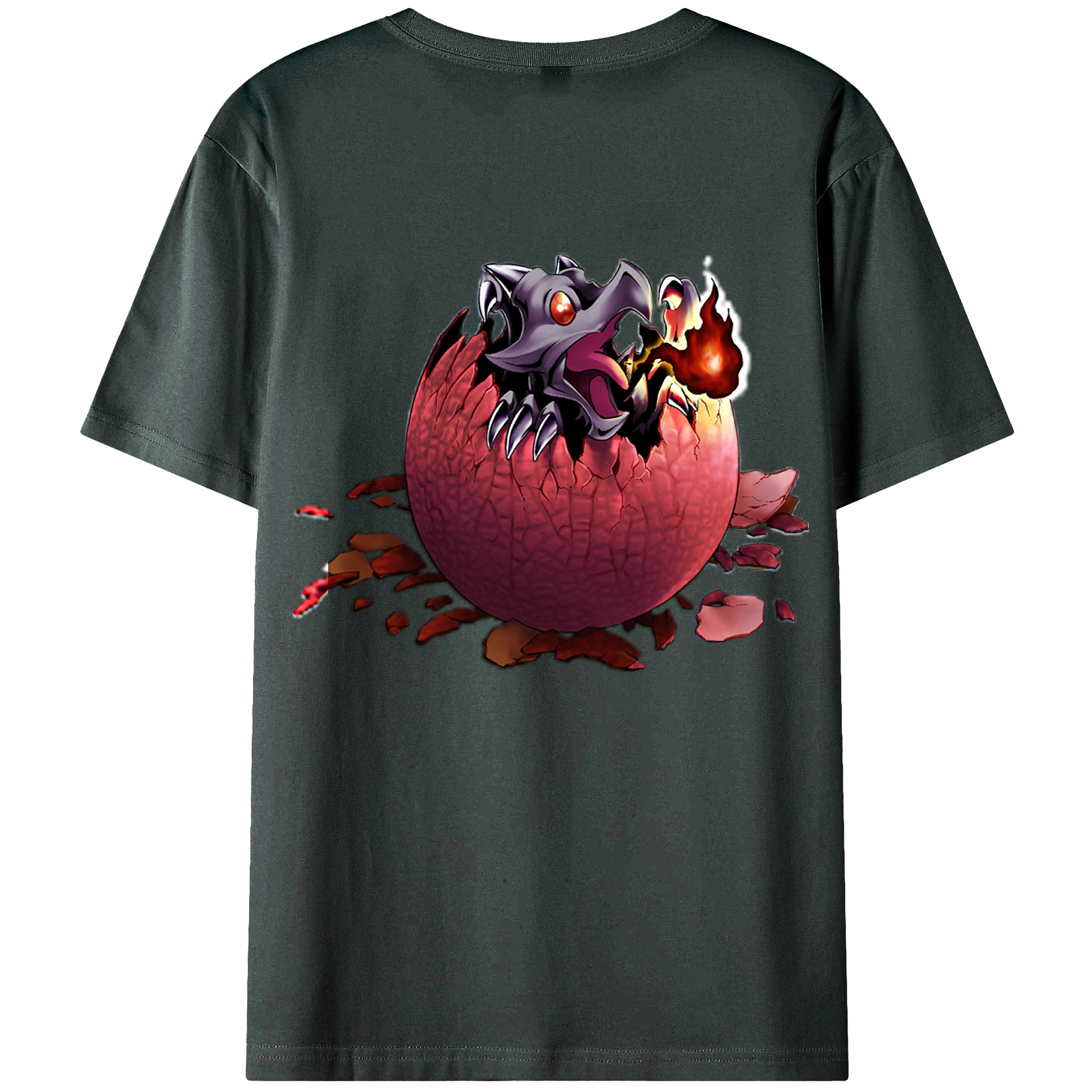 （画像用） 遊☆戯☆王 Yu-Gi-Oh! 綿100％ メンズ半袖Tシャツ（バックプリント） 通気性